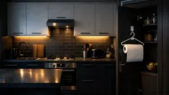 The no-drill paper towel holder hack that frees up worktop space