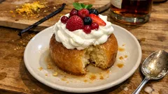 Baba au Rhum at Home – light brioche cakes soaked in vanilla-citrus rum syrup