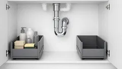 How to organise under the sink in a UK kitchen (without DIY)