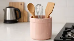 Turn a spare plant pot into a stylish kitchen utensil holder