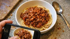 Old-Fashioned Beef Bolognese – a slow-simmered ragù finished with a splash of milk