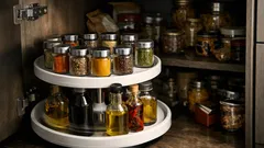 The simple lazy Susan trick that tames deep kitchen cupboards in UK homes