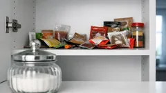 The £6 lidded glass jars making UK kitchen cupboards look instantly tidier