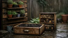 Upcycled garden ideas that work in British weather (pallets, planters and wildlife homes)