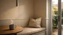 How to turn a cramped kitchen corner into a proper dining nook