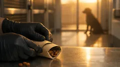 Turn loo roll tubes into a quick dog treat puzzle for shelters and home