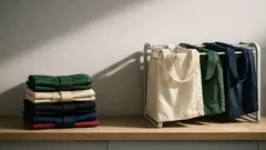 The 3-step fold that keeps reusable shopping bags tidy in any cupboard