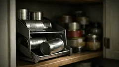 Rolling can organisers: the easy way to stop losing tins at the back of the cupboard