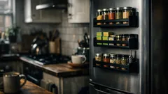 How a magnetic spice organiser can save space in a small UK kitchen