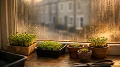What to sow on a windowsill in February for fast UK microgreens